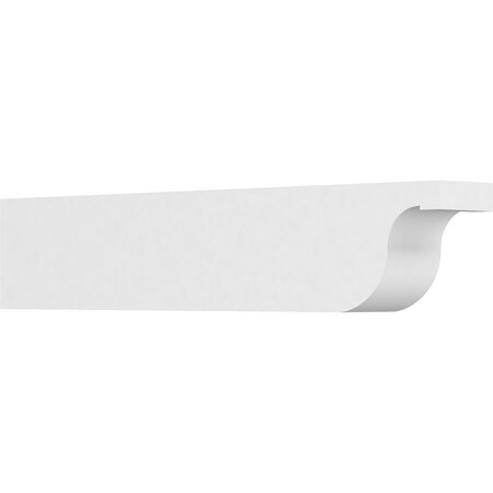 Ekena Millwork Standard Del Monte Architectural Grade PVC Rafter Tail, 4"W X 6"H X 30"L RFTP04X06X30DEL